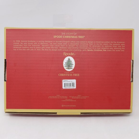 Spode Christmas Tree Merry Christmas Serving Tray Plate Dish Bowl New Holiday - Picture 13 of 13